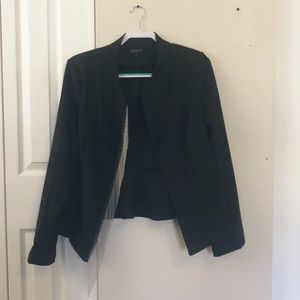Black fringe blazer size 1XL
